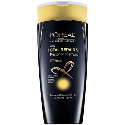 Dầu gội đầu dành cho tóc hư tổn L'Oreal Paris Advanced Haircare Total Repair 5 Restoring
