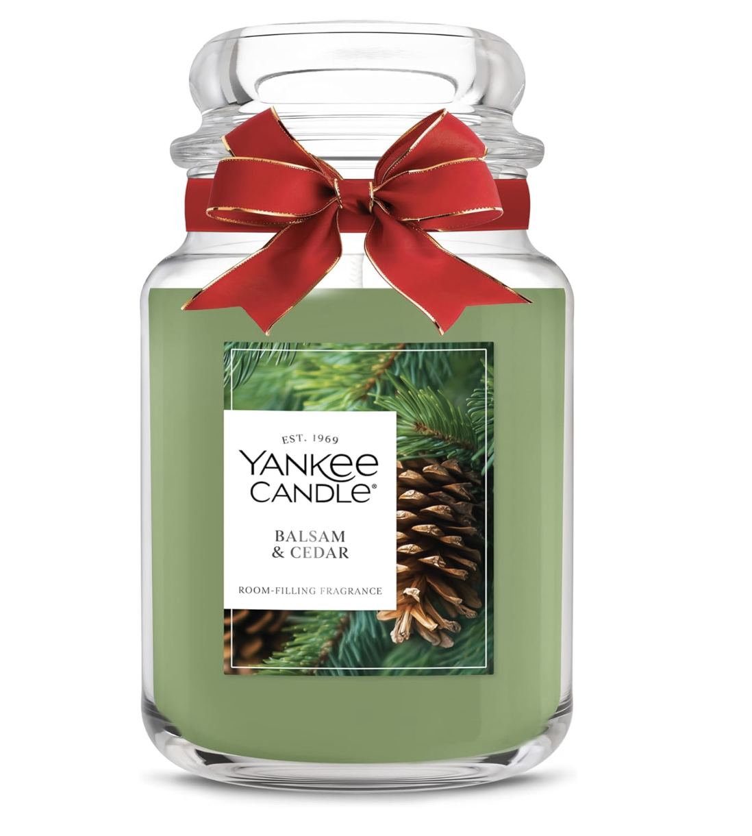 Nến Thơm YANKEE CANDLE BALSAM & CEDAR - Size L 623G