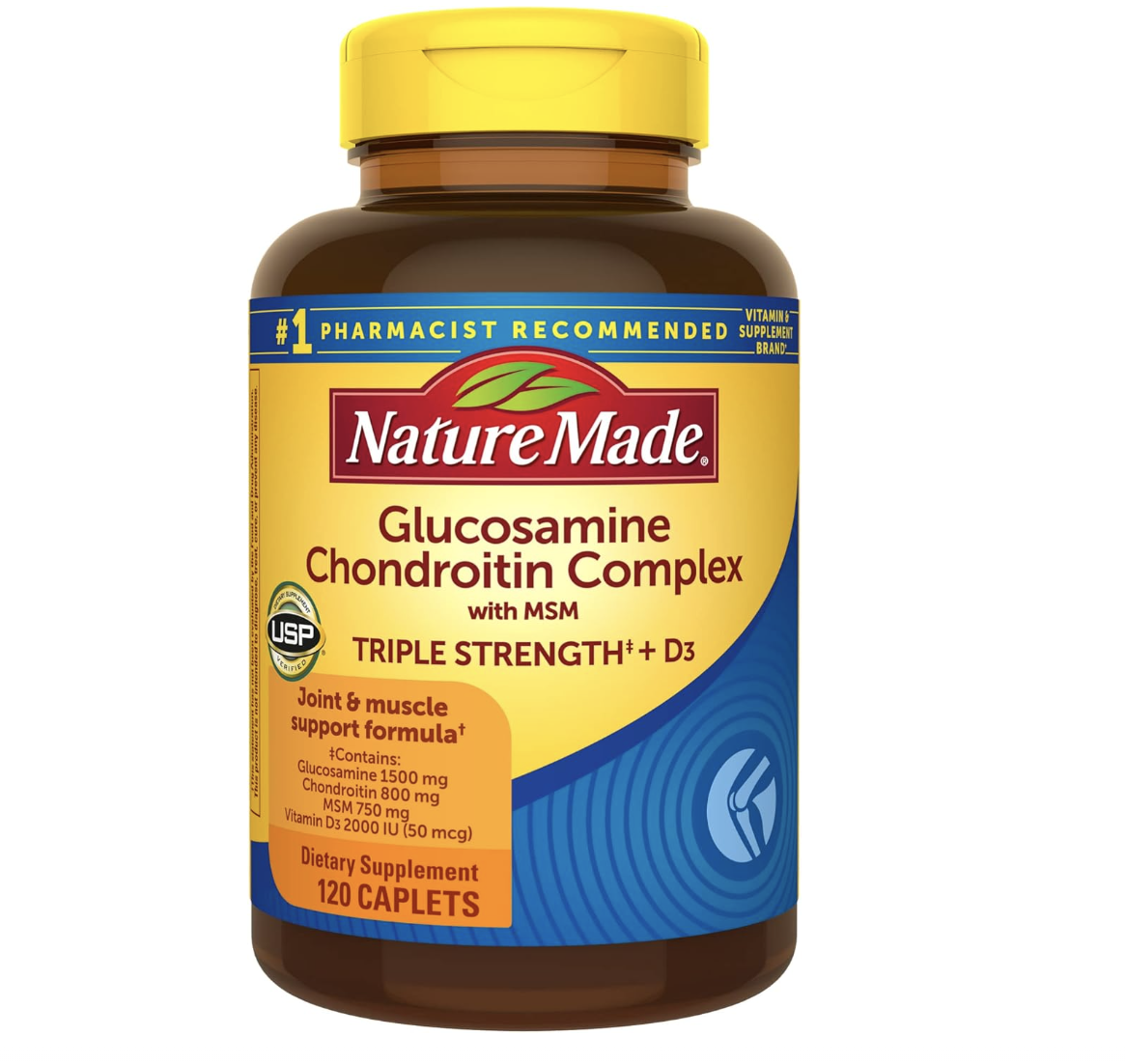 Viên Hỗ Trợ Xương Khớp Nature Made Glucosamine Chondroitin Complex with MSM