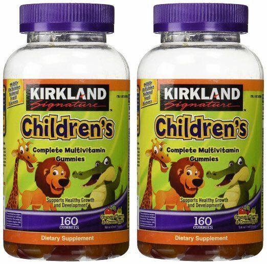Kẹo Dẻo Bổ Sung Vitamin Và Dinh Dưỡng Cho Trẻ Em Kirkland Signature Childrens Complete Multivitamin Gummies